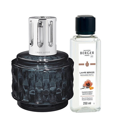 Maison Berger Paris - Dárková sada katalytická lampa Variation šedá + náplň Velvet of Orient 250 ml