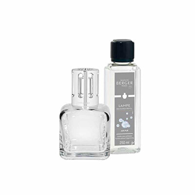 Maison Berger Paris - Dárková sada katalytická lampa Glacon transparentní + náplň Neutrální směs 250 ml
