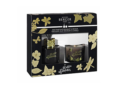 Maison Berger Paris - Dárková sada Lolita Lempicka difuzér 80 ml + svíčka 80 g černá