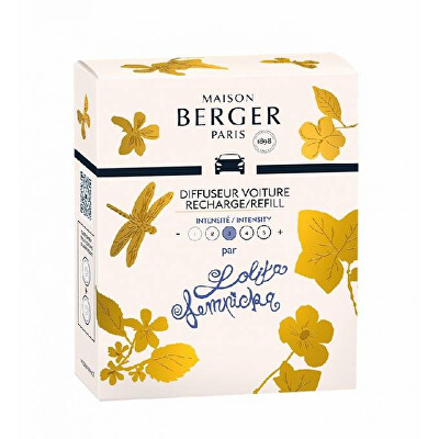 Maison Berger Paris - 2. JAKOST -  Náhradní náplň do difuzéru do auta Lolita Lempicka (Car Diffuser Recharge/Refill) 2 ks