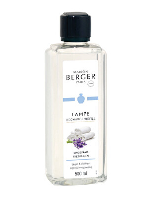 Maison Berger Paris - Náplň do katalytické lampy Fresh Linen (Lampe Recharge/Refill) 500 ml