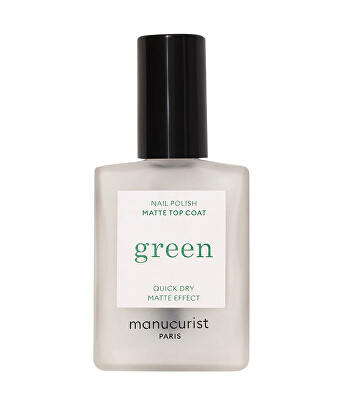 Manucurist - Matný vrchní lak Green Matte Top Coat 15 ml