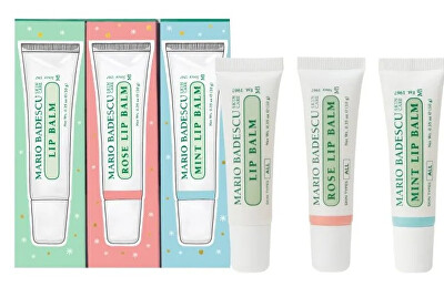 Mario Badescu - Dárková sada balzámů na rty Lip Balm Trio