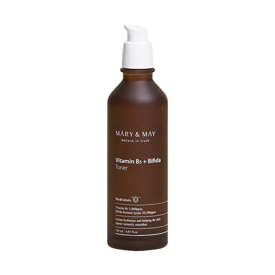 MARY & MAY - Hydratační pleťové tonikum Vitamin B5 + Bifida (Toner) 120 ml