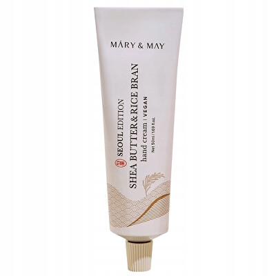 MARY & MAY - Krém na ruce Shea Butter & Rice Bran Hand Cream 50 ml