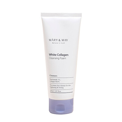 MARY & MAY - Rozjasňující čisticí pěna White Collagen (Cleansing Foam) 150 ml