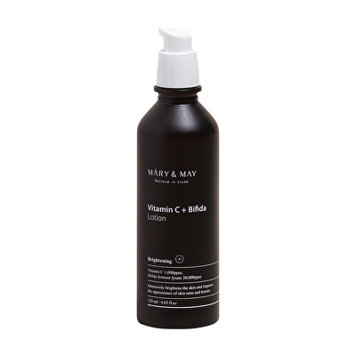 MARY & MAY - Rozjasňující pleťové mléko Vitamin C + Bifida (Lotion) 120 ml