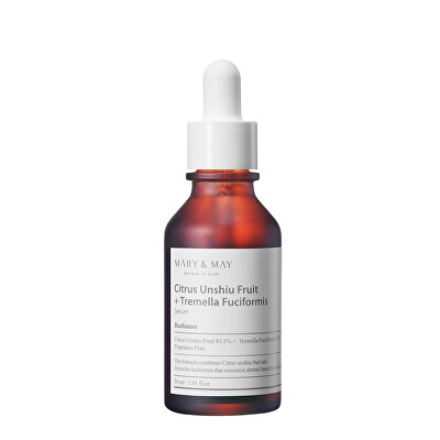 MARY & MAY - Rozjasňující pleťové sérum Citrus Unshiu + Tremella Fuciformis (Serum) 30 ml