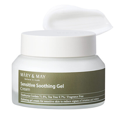MARY & MAY - Zklidňující pleťový krém Sensitive Soothing Gel (Cream) 70 g