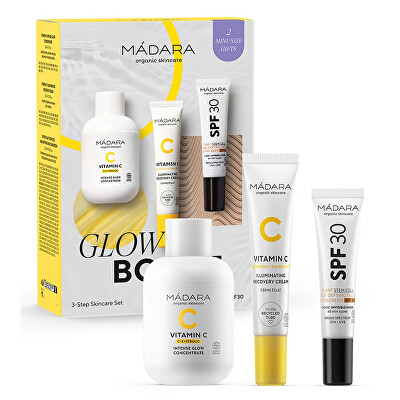 MÁDARA - Dárková sada rozjasňující péče Glow Boost