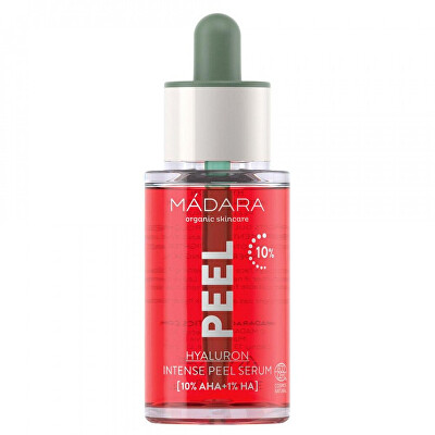MÁDARA - Hyaluronové intenzivní peelingové sérum s AHA kyselinami Peel (Hyaluron Intense Peel Serum) 30 ml