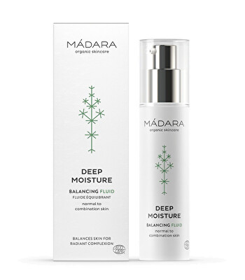 MÁDARA - Hydratační pleťový fluid pro normální až smíšenou pleť Deep Moisture (Balancing Fluid) 50 ml
