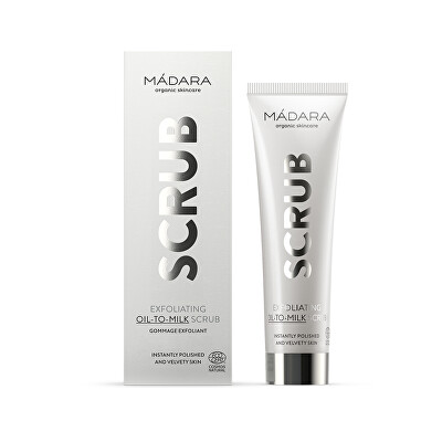 MÁDARA - Hydrofilní pleťový peeling Exfoliating Oil-To-Milk Scrub 60 ml