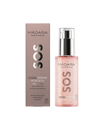 MÁDARA - Intenzivní hydratační hyaluronový gel s růžovou vodou SOS Hydra (Intense Rose Jelly) 75 ml