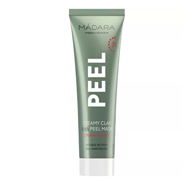 MÁDARA - Krémová jílová peelingová maska s AHA kyselinami Peel (Creamy Clay AHA Peel Mask) 60 ml