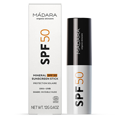 MÁDARA - Minerální opalovací tyčinka SPF 50 (Sunscreen Stick) 12 g