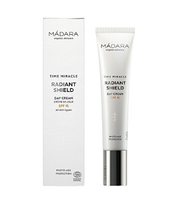 MÁDARA - Ochranný denní krém SPF 15 Time Miracle (Radiant Shield Day Cream SPF 15) 40 ml