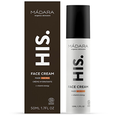 MÁDARA - Pleťový krém pro muže HIS. (Face Cream) 50 ml