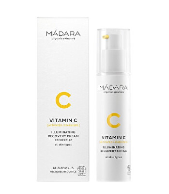 MÁDARA - Rozjasňující pleťový krém Vitamin C (Illuminating Recovery Cream) 50 ml