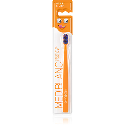 MEDIBLANC - Dětský zubní kartáček Ultra Soft oranžový 1 ks