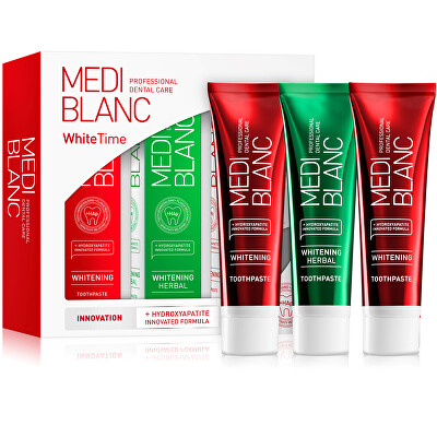MEDIBLANC - Sada bělicích past na zuby Whitetime