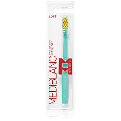 MEDIBLANC - Zubní kartáček Soft Modrý 1 ks