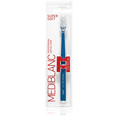 MEDIBLANC - Zubní kartáček Super Soft Modrý 1 ks