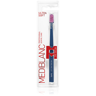 MEDIBLANC - Zubní kartáček Ultra Soft Tmavě modrý 1 ks