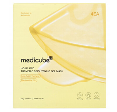 Medicube - Pleťová maska Kojic Acid Turmeric Brightening Gel Mask 28 g
