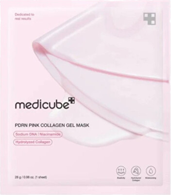 Medicube - Mască revoluționară cu colagen PPDRN Roz (Collagen Gel Mask) 1 buc