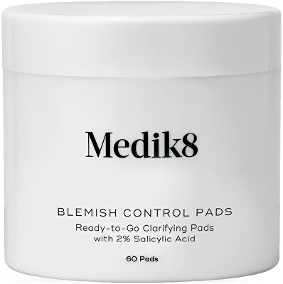 Medik8 - Čisticí polštářky na pleť (Blemish Control Pads) 60 ks