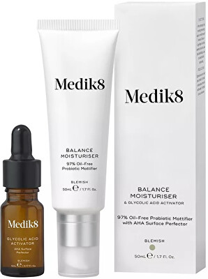Medik8 - Krém pro problematickou pleť Balance Moisturiser & Glycolic Acid Activator (Surface Perfector) 50 ml