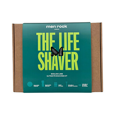 Men Rock London - Dárková sada holicí péče Sicilian Lime (Ultimate Classic Shaving Gift Set)