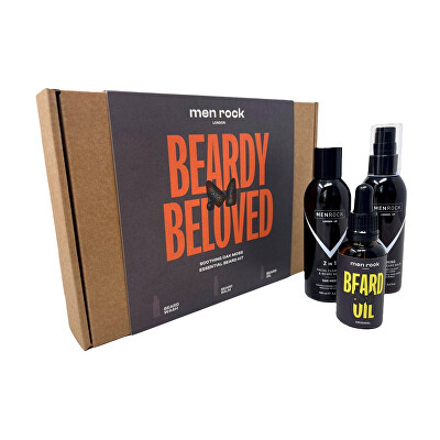 Men Rock London - Dárková sada péče o vousy Oak Moss (Beard Care Gift Set)
