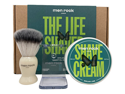 Men Rock London - Dárková sada holicí péče Sicilian Lime (Shaving Gift Set)