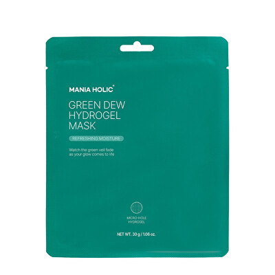 Mania Holic - Hydratační hydrogelová maska Green Dew Hydrogel Mask 30 g