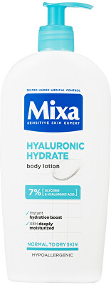 Mixa - Lehké hydratační tělové mléko pro suchou a citlivou pokožku Hyalurogel (Body Lotion) 400 ml