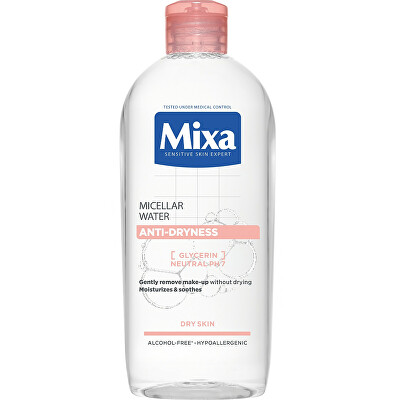 Mixa - Micelární voda proti vysušování pleti Anti-Dryness (Micellar Water) 400 ml