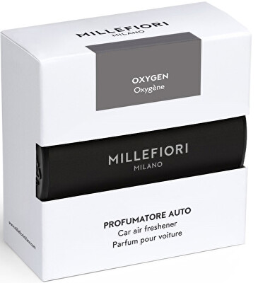 Millefiori Milano - Vůně do auta Classic Oxygen - černá