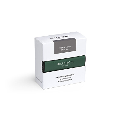 Millefiori Milano - Vůně do auta Icon Classic White Musk Car Air Freshener 47 g