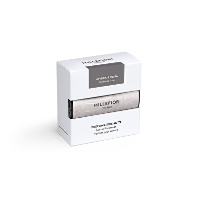 Millefiori Milano - Vůně do auta Icon Urban Ambra & Rosa 47 g