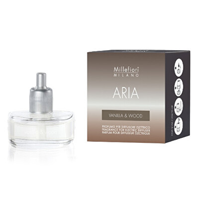 Millefiori Milano - Náhradní náplň do elektrického difuzéru Aria - Vanilla & Wood 20 ml