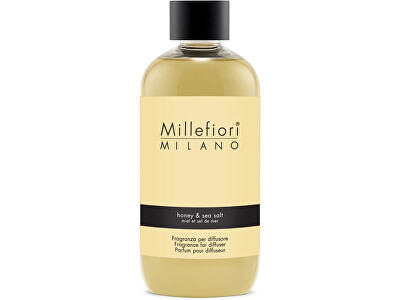 Millefiori Milano - Náhradní náplň do aroma difuzéru Natural Honey & Sea salt 250 ml