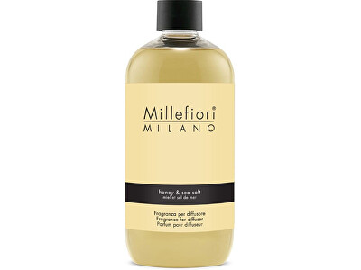Millefiori Milano - Náhradní náplň do aroma difuzéru Natural Honey & Sea salt 500 ml