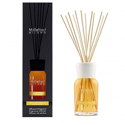 Millefiori Milano - Skleněný difuzér Natural Legni E Fiori D`arancio 500 ml