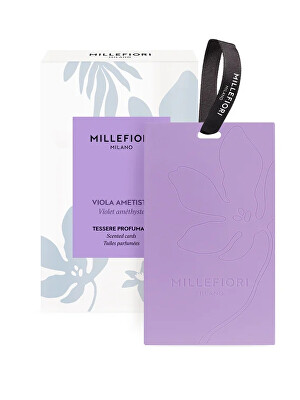 Millefiori Milano - Vonná karta Viola Ametista Scented Cards 3 ks