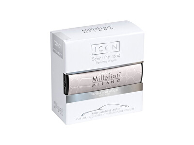 Millefiori Milano - Odorant auto Icon Urban Vanilie și lemn 47 g
