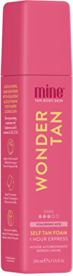 Minetan - Samoopalovací pěna s hydratačními a anti-aging účinky Wonder Tan (Self Tan Foam) 200 ml