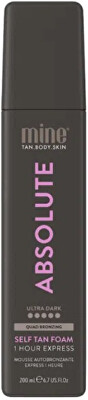 Minetan - Ultra tmavá samoopalovací pěna Absolute (Self Tan Foam) 200 ml