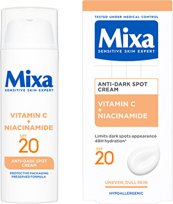 Mixa - Krém proti pigmentovým skvrnám SPF 20 Anti-Dark Spot (Cream) 50 ml